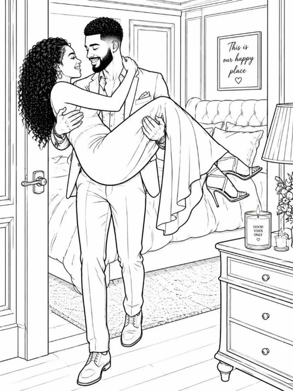 NWT Soft Life After Dark Coloring Book